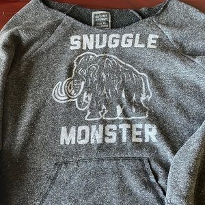 Buy Me Brunch Snuggle Monster sweatshirt women’s size XL in EUC!!